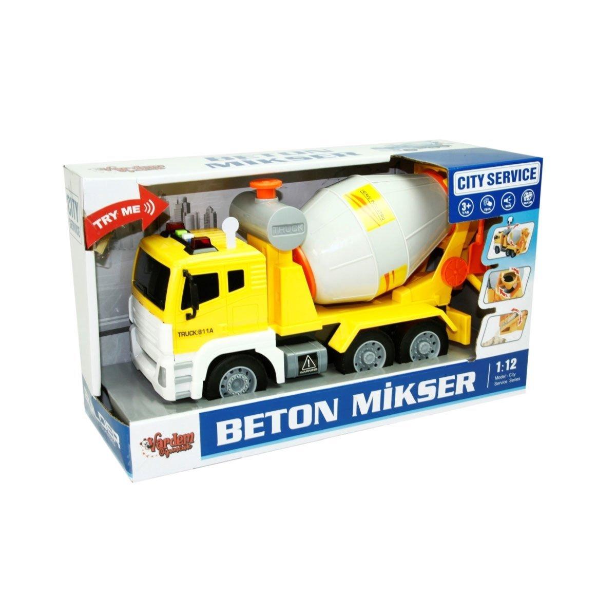 

WY811A WY811B Sesli ve Işıklı Beton Mikseri 1:12 -Vardem