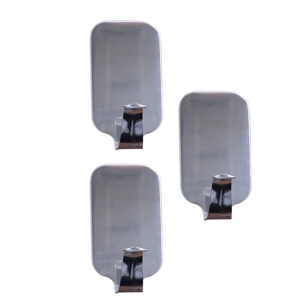 Stainless Steel Adhesive Hook Multifunctional 1.5kg Load Bearing Stick On Wall Hangers for Kitchen