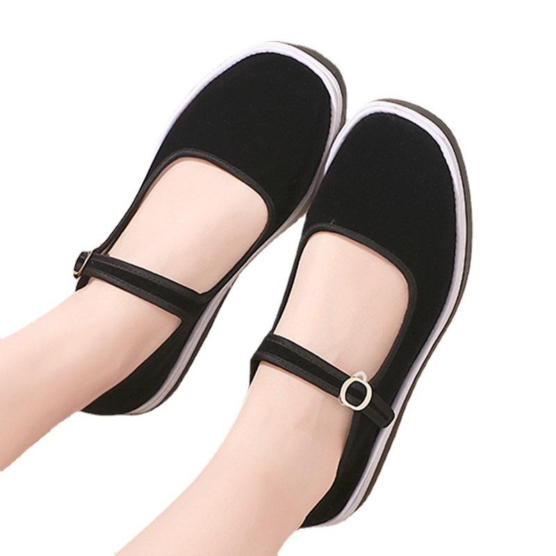Old Beijing cloth shoes women's handmade cloth shoes lasagna cloth shoes mother shoes among the elderly casual shoes women's embroidered shoes