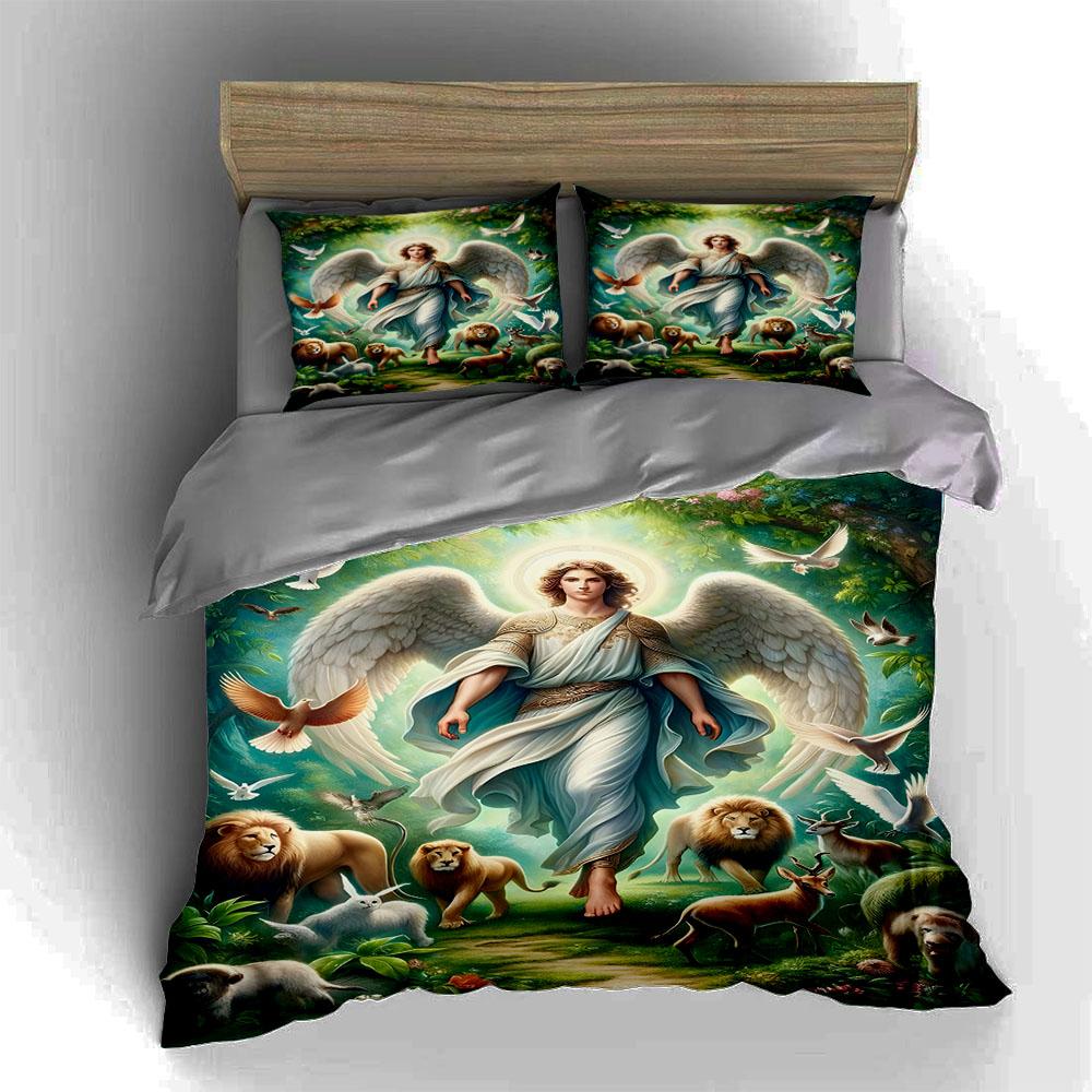 Angelic Nature Scene. Bedding Duvet Cover Sets Duvet Covers Pillowcases Gifts (1 * Duvet Cover 2 * Pillowcases, Without Duvet Insert)