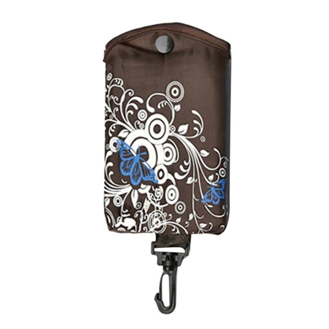 

Сумка для покупок большой емкости, складная сумка с цветочным принтом, сумка для хранения продуктов кофейный