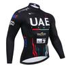 Team Autumn Cycling Jersey Set Uae Long Sleeve Quick Dry Cycling Clothing Bike Uniform MTB Clothes Bicycle Wear Ropa Ciclismot