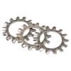 304 Stainless Steel External & Internal Tooth Lock Washer, Anti-Slip, Anti-Loosening, Size M6-M30