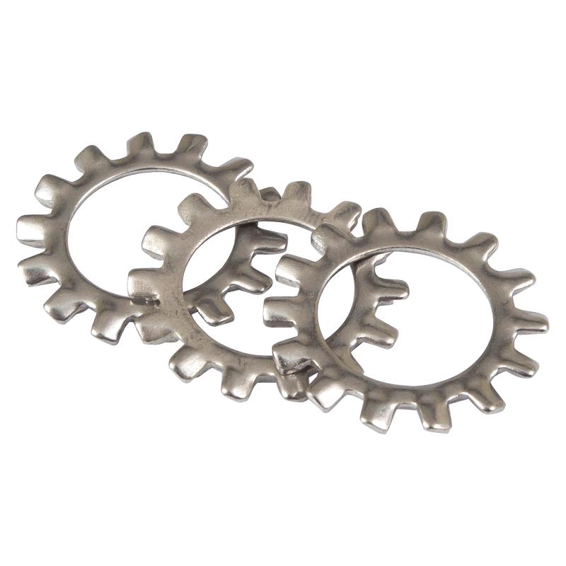 304 Stainless Steel External & Internal Tooth Lock Washer, Anti-Slip, Anti-Loosening, Size M6-M30
