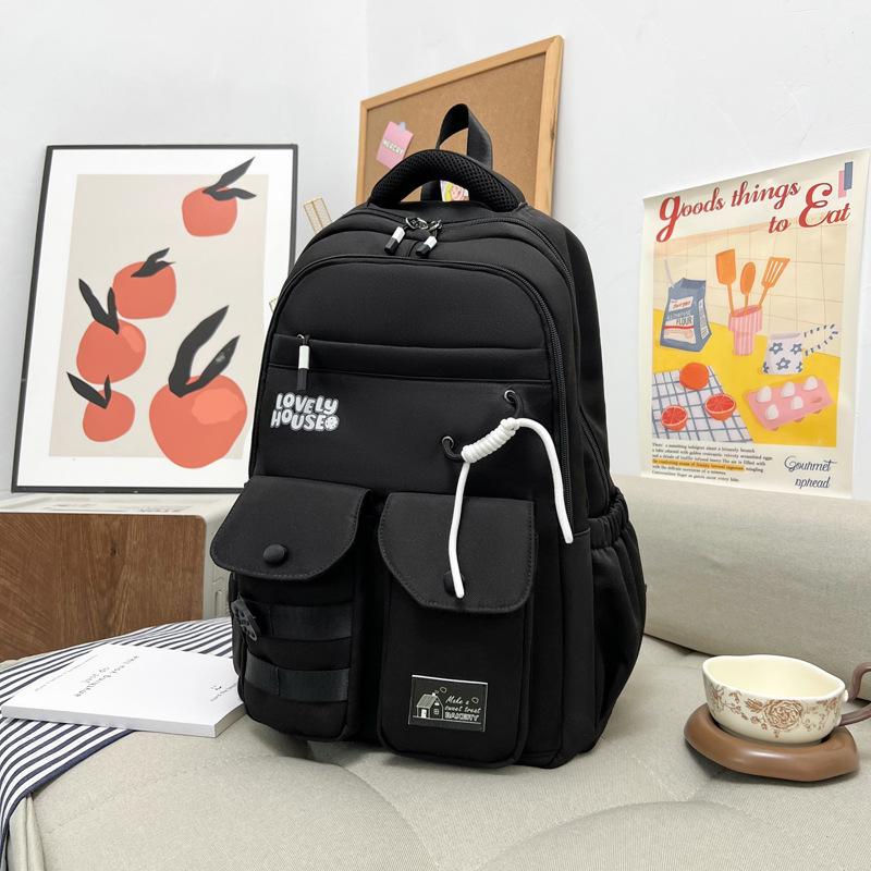 Schoolbag Japanese cute girl Korean middle school student high school student large capacity lightweight backpack travel backpack tide