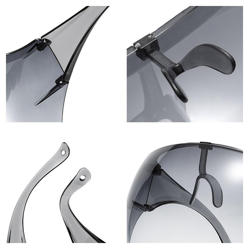 Transparent Protective Face Cover Anti Fog Transparency Goggles New Full Face Mask  Outdoor