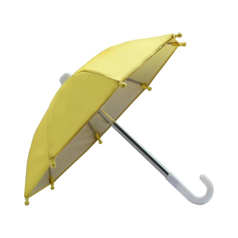Mobile Phone Holder Mini Sunshade Umbrella Parasol Rainproof Polyester Mobile Umbrella Motorcycle Bicycle Decoration Accessories