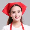 Soft Unisex Triangle Head Scarf Cap Easy Wear for Japanese Restaurant Hot Pot Kitchen Chef and Waiter Workwear