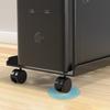 PC Stand Computer Tower Stand with Caster Wheels Adjustable Mobile CPU Stand Steel Heavy-Duty PC Tower Stand PC Tower CPU Holder