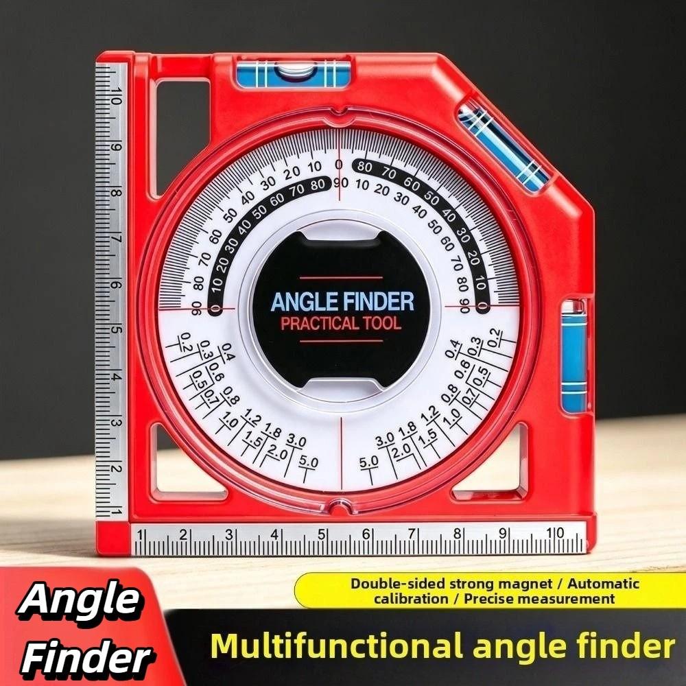 Multi-function Level Bubble Angle Finder Clear Scale Dial High Accuracy Inclinometer Slope Scale Measuring Tool