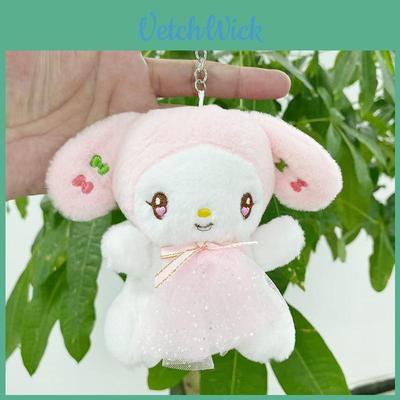 Adorable Sanrio Melon Melody Plush Keychain Doll For Girls Cute Gift Idea