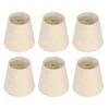 Set of 6 Removable Fabric Shade Ceiling Fixture Shade for Pendant Lights Fabric Texture Long Lasting Home Decorating