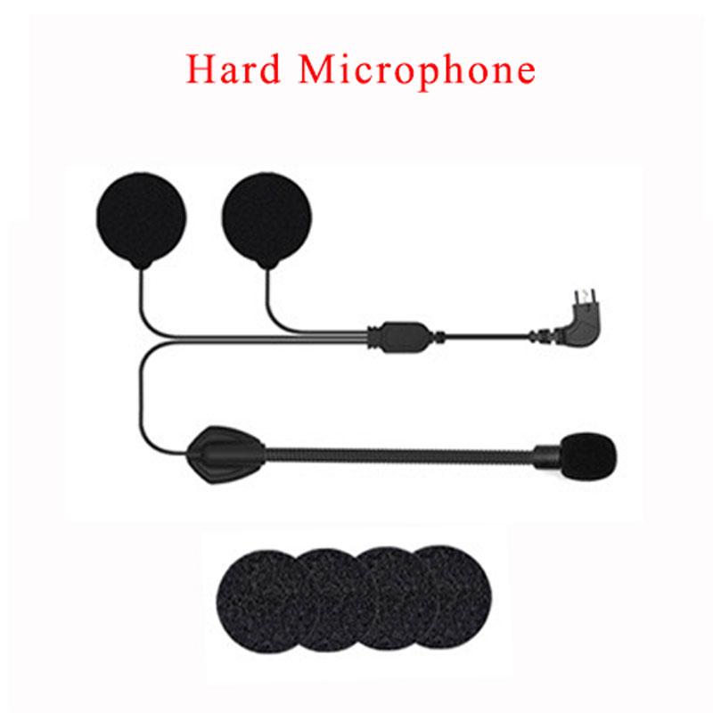 M3 Motorcycle Group Intercom Helmet Accessories M3 WIFI Recorder Original Parts Soft Hard Microphone Headset Clip Replacements Helmet Communication 7