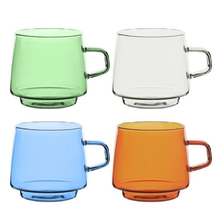 Frühstückstasse Haushalts-Wasserbecher Glasmaterial Geeignet für Milchkaffee