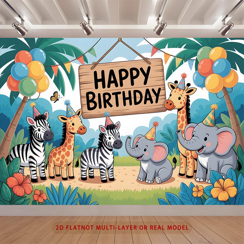 Party Backdrop Birthday Photo Booth Background Wall Decor