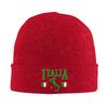 Italia Warm Knitted Cap Fashion Bonnet Hat Autumn Winter Outdoor Beanies Hats for Men Women Adult