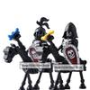 Skeleton Soldier Army King Knight Undead Horse Warrior Bricks Building Block Ringwraith Saddle Roman Soldiers Sword Waffen Toys