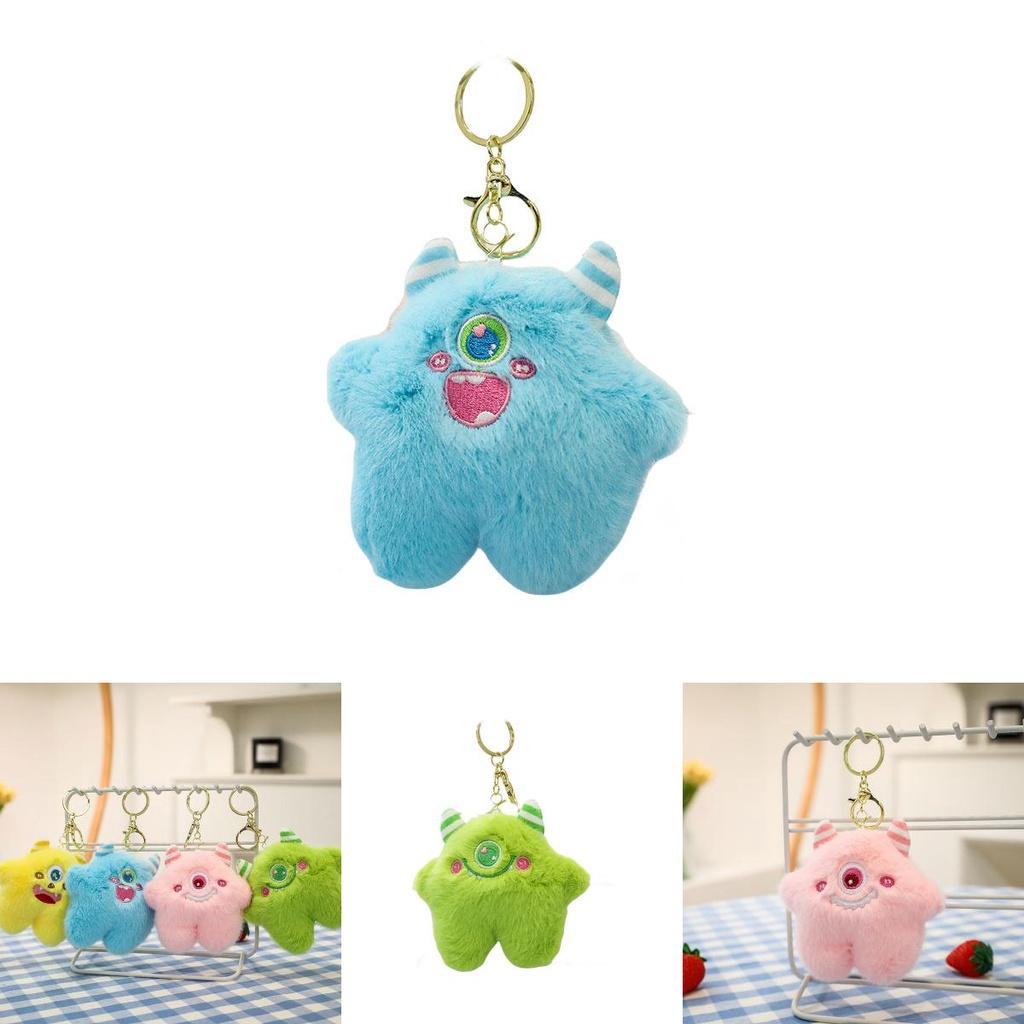 Cute Monster Doll Keychain Plush Toy Wholesale Gift For Girls