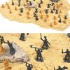 100 Pieces Kids 4-6 Years Old Simulation Model Figure Tabletop Decor Assembly Birthday Gift Living Room Office