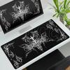 Black White Cybersigilism Deskmat Gothic Sword Art Mousepad Office Rubber Mouse Pad XXL PC Desk Accessories Gaming Keyboard Mats