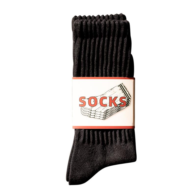 3 Paar lange Retro-Sportsocken aus Baumwolle für Damen und Herren.