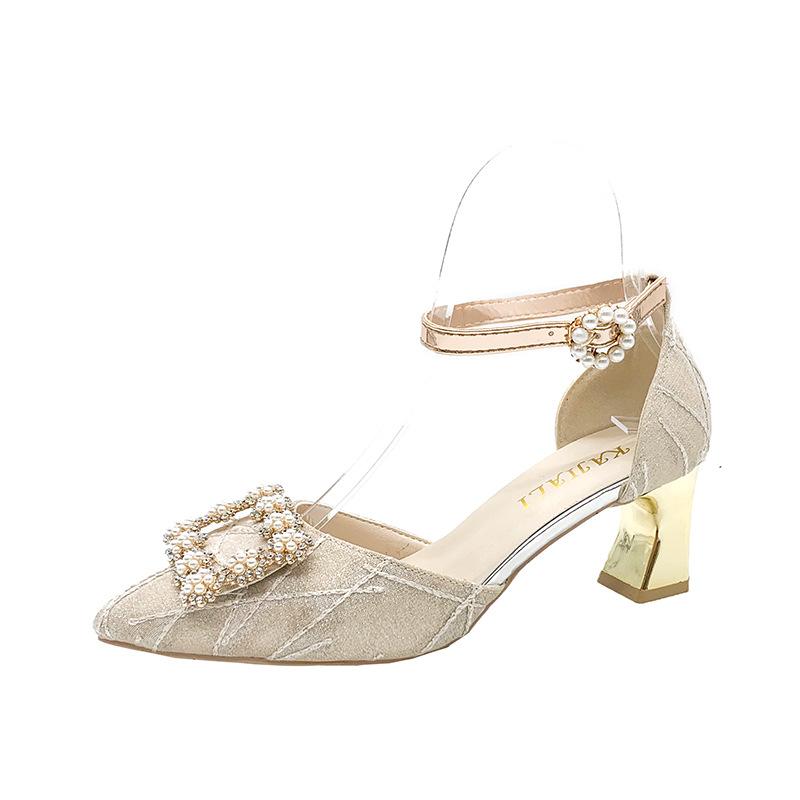 Dame hæler Sko Bryllupssko Point Toe Høye hæler Damesko Elegante kontorsko Dame Pumps Dame Klassiske Pumps