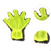 Car Wash Mitt Detailing Accessory Good Absorbency Chenille Scratch Cleaning Glove Home