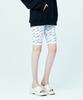 ATTENTIONROW FOR WOMEN Cursive Logo Print Biker Shorts (Ivory)
