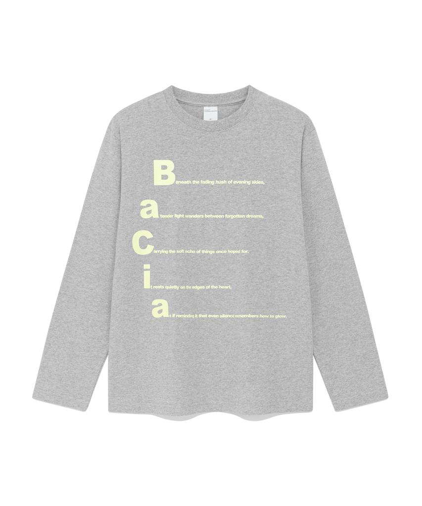 THE COLDEST MOMENT Tcm Bacia Long Sleeve (Melange Gray)