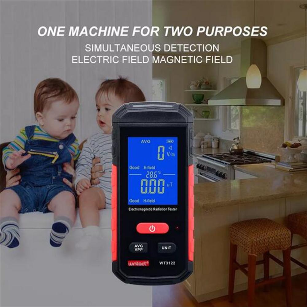 1x Electromagnetic Field Detector Electromagnetic Radiator Acousto-Optic Alarm