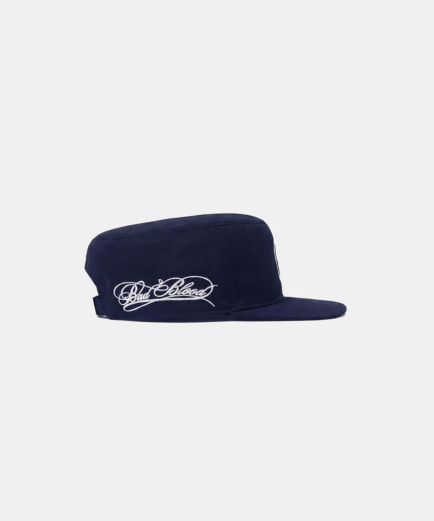 BADBLOOD Big B Logo Pillbox Cap - Navy