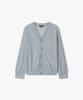 LIBERCLASSY [26Ss] Lms51704 Gray Woven Mix Wappen Cardigan