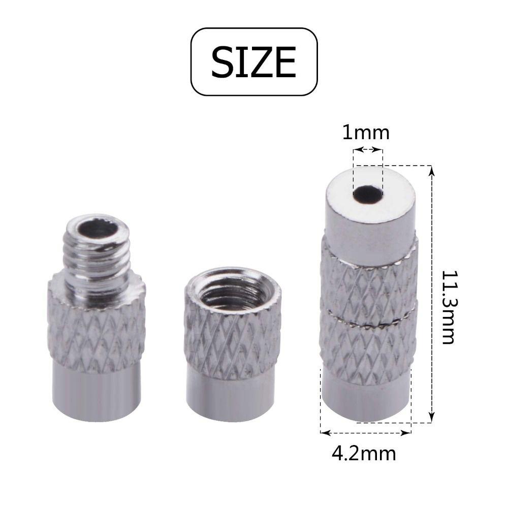 50pcs 50pcs Barrel Clasps 12x4mm Brass Screw Cord End Caps  DIY Jewelry Craft Making