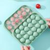 DIY 22-Grid Round Ice Cube Tray with Lid – Easy Release Sphere Mold for Beverages