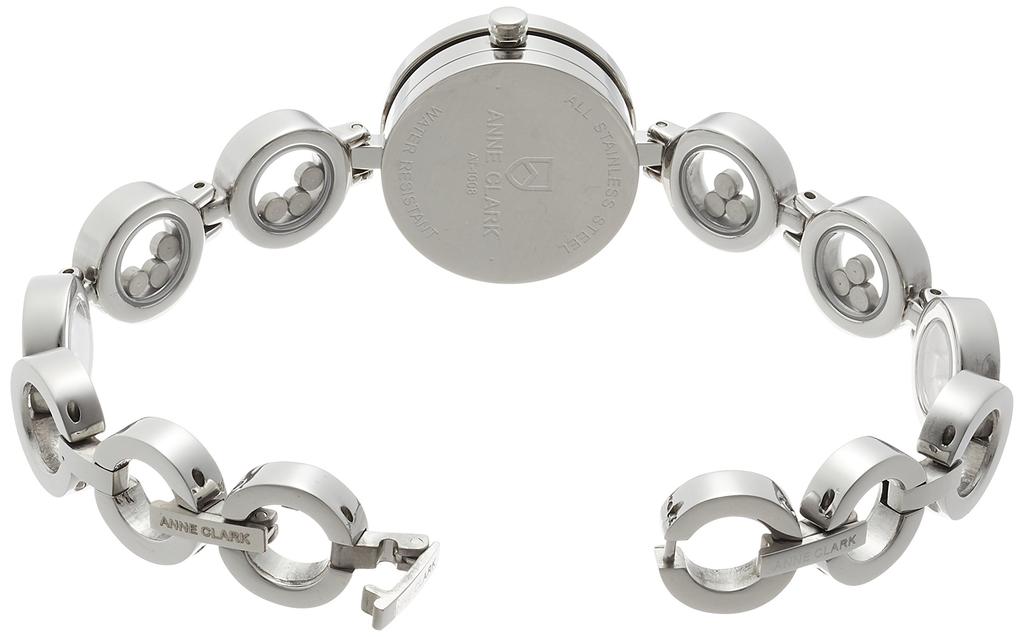 ANNE CLARK Watch with Natural Diamond and Moving Color Pink Women's Stones, Shell, AT1008-17