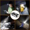 GING UV FLASHLIGHT Rechargeable Flashlight with 180-Degree Rotating Head, 7 Light Modes, and Battery Level Indicator, Mini Key Clip LED Flashlight
