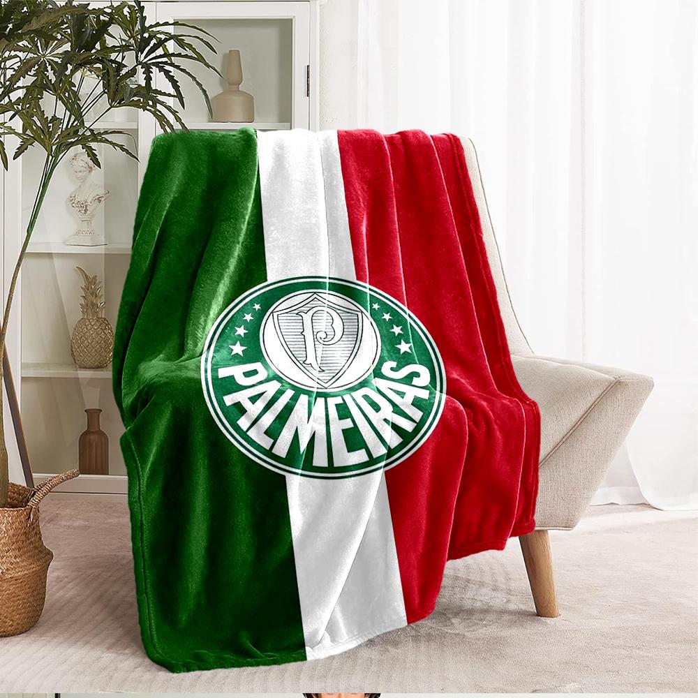 Palmeiras Motiv Aufdruck Decke - Perfekt für Sofa, Bett, Reisen & Outdoor | Maschinenwaschbar, Gemütlich & Langlebig.