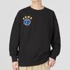 Puma Team Crew Sweatshirt mit Buchstaben-Print Langarm Herren Oberteile Schwarz 622275-01