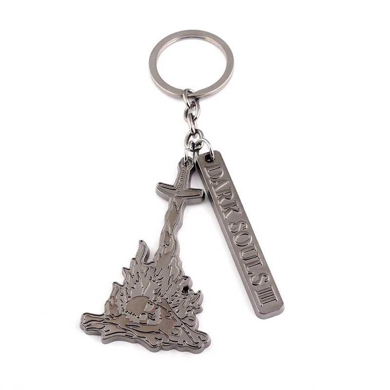 Dark Souls Shield Keychain Metal Collectible Gift For Gamers And Fans
