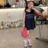Girls Round Neck Sleeveless Dress Letter Printing Summer Cool Beach Dress