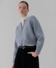 Camino Round Zip-Up Cardigan (Sky Blue)