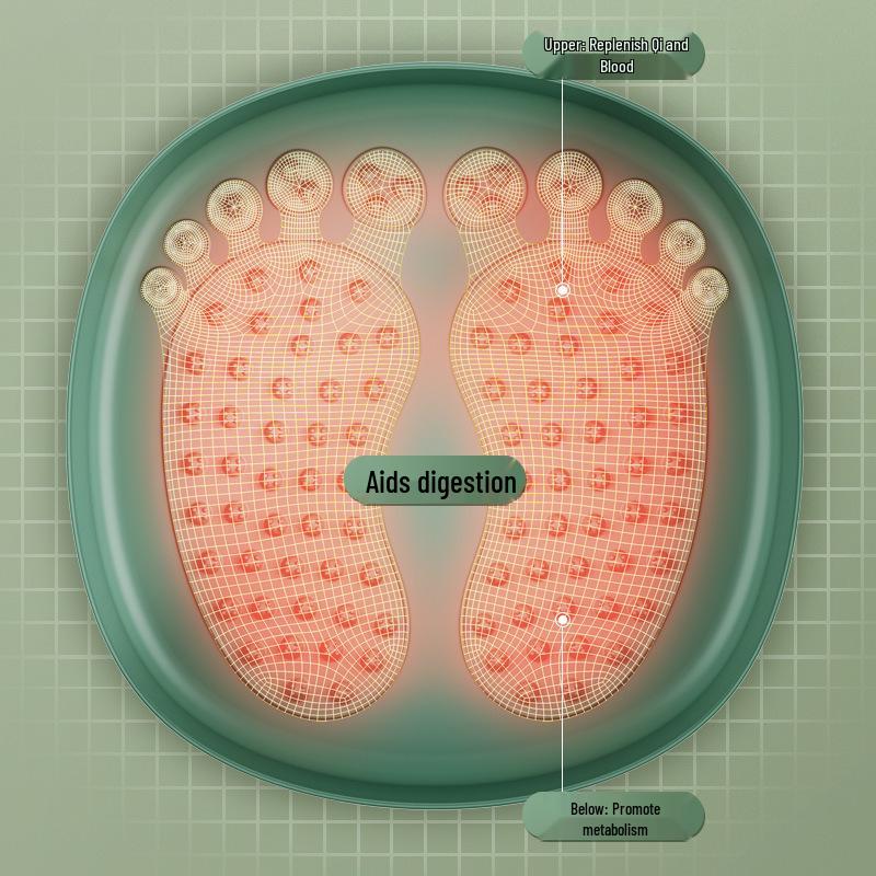 Compact Foldable Foot Bath with Massage & Calf Fumigation Basin