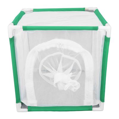 Cube Butterflies Cage with Sleeve Door Portable Butterflies Habitat Cage for Indoor Outdoor