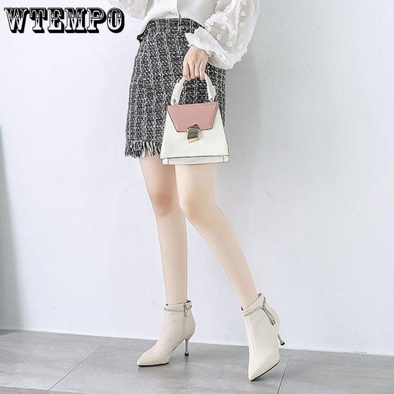 Женские ботинки с острым носком — фото 11