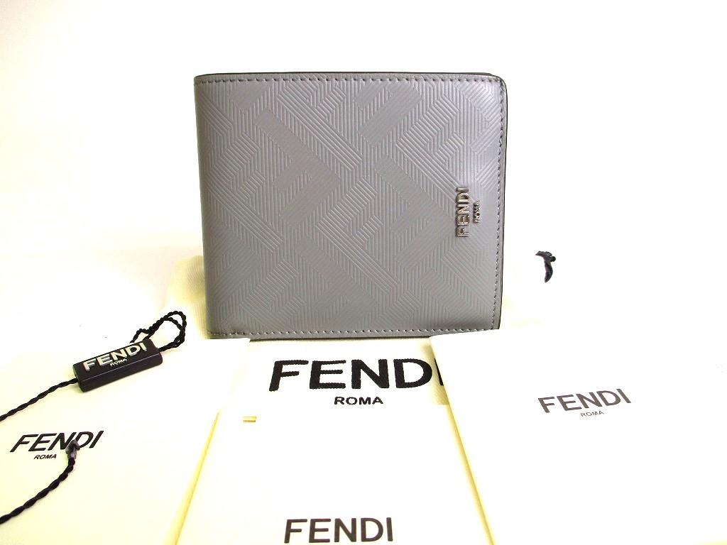 

Автентичний FENDI Zucca Shadow Gray Yellow Leader Bifold Bill Wallet Compact Wallet #a084 Б/У