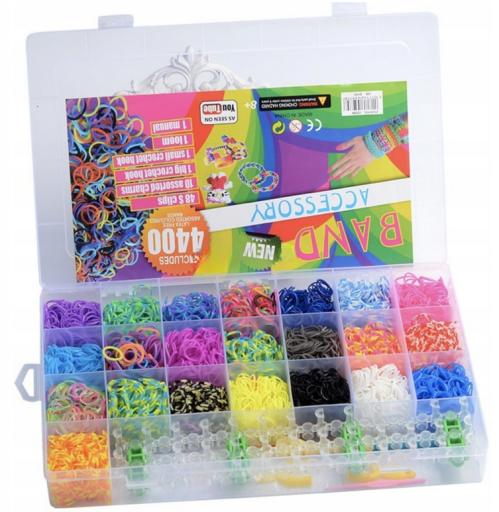 Set of Rubber Bands for Making Bracelets Jewelry Fun Crafts for Children XL