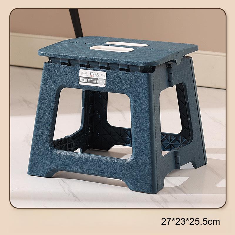 Portable Folding Stool for Outdoor Activities - Thickened Plastic, Lightweight Design