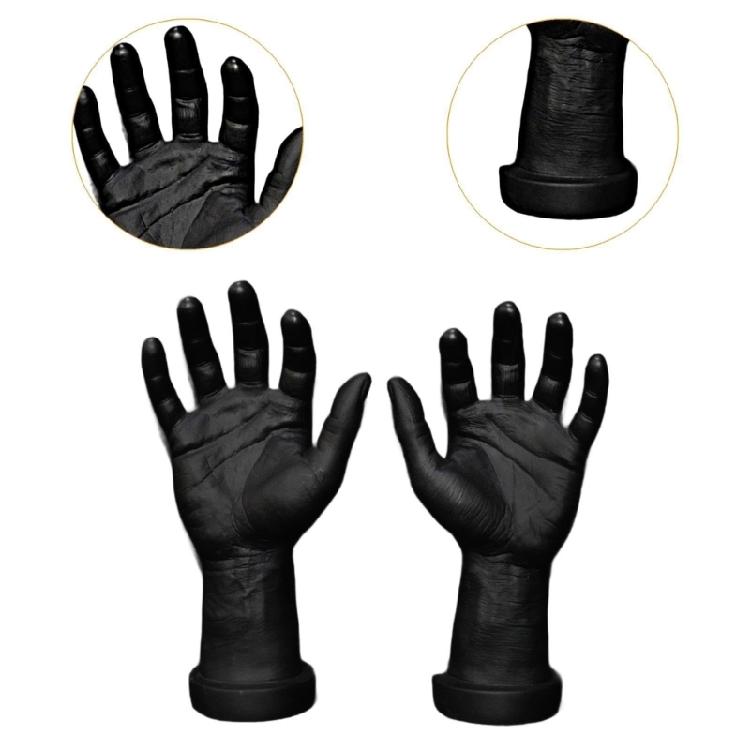 2 Pezzi Mani di Manichino Realistiche Accessorio Mano Maschile Manichino per Accessori Costumi e Progetti Creativi Lunga Durata