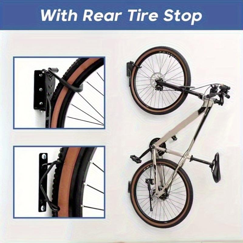Bike Stand Wall Mount Bicycle Holder Storage Hanger Hook for Garage Bike Rack Bicycle Storage Vertical Bicycle Accessories