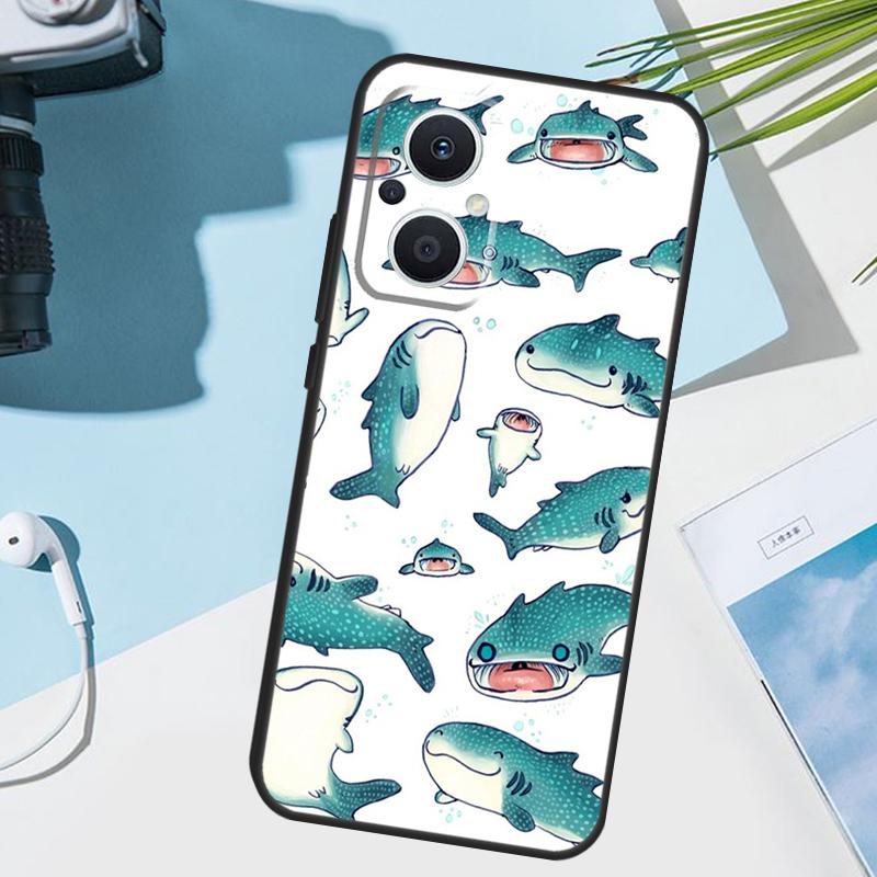 whale sharks Cover For OPPO Reno 14 F 12 11 10 13 Pro 11F 12F 13F 7 8 Lite OPPO Find X8 X6 X5 X9 Pro Case